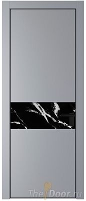 Дверь Profil Doors 17PE цвет Смоки (RAL 870-02) кромка Черный матовый RAL9005 стекло Нефи черный узор серебро Дверь Profil Doors 17PE цвет Смоки (RAL 870-02) кромка Черный матовый RAL9005 стекло Нефи черный узор серебро