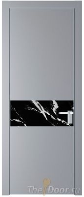 Дверь Profil Doors 17PE цвет Смоки (RAL 870-02) кромка Серебро стекло Нефи черный узор серебро Дверь Profil Doors 17PE цвет Смоки (RAL 870-02) кромка Серебро стекло Нефи черный узор серебро