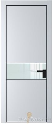 Дверь Profil Doors 17PE цвет Вайт (RAL 110 96 02) кромка Черный матовый RAL9005 стекло Lacobel Белый лак Дверь Profil Doors 17PE цвет Вайт (RAL 110 96 02) кромка Черный матовый RAL9005 стекло Lacobel Белый лак
