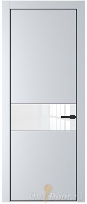 Дверь Profil Doors 17PE цвет Вайт (RAL 110 96 02) кромка Черный матовый RAL9005 стекло Lacobel лак Классик Дверь Profil Doors 17PE цвет Вайт (RAL 110 96 02) кромка Черный матовый RAL9005 стекло Lacobel лак Классик
