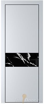 Дверь Profil Doors 17PE цвет Вайт (RAL 110 96 02) кромка Черный матовый RAL9005 стекло Нефи черный узор серебро Дверь Profil Doors 17PE цвет Вайт (RAL 110 96 02) кромка Черный матовый RAL9005 стекло Нефи черный узор серебро