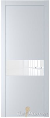 Дверь Profil Doors 17PE цвет Вайт (RAL 110 96 02) кромка Серебро стекло Lacobel лак Классик Дверь Profil Doors 17PE цвет Вайт (RAL 110 96 02) кромка Серебро стекло Lacobel лак Классик