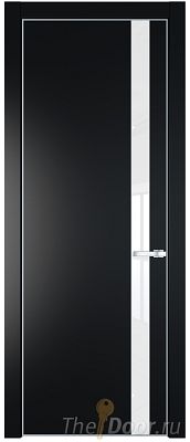 Дверь Profil Doors 18PE цвет Блэк кромка Серебро стекло Lacobel лак Классик Дверь Profil Doors 18PE цвет Блэк кромка Серебро стекло Lacobel лак Классик