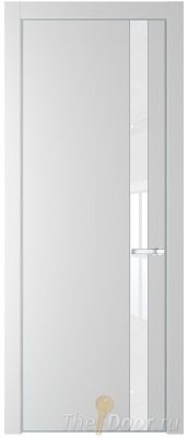 Дверь Profil Doors 18PE цвет Крем Вайт (RAL 120-02) кромка Серебро стекло Lacobel лак Классик Дверь Profil Doors 18PE цвет Крем Вайт (RAL 120-02) кромка Серебро стекло Lacobel лак Классик