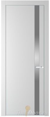 Дверь Profil Doors 18PE цвет Крем Вайт (RAL 120-02) кромка Серебро стекло Lacobel Серебро Матлак Дверь Profil Doors 18PE цвет Крем Вайт (RAL 120-02) кромка Серебро стекло Lacobel Серебро Матлак