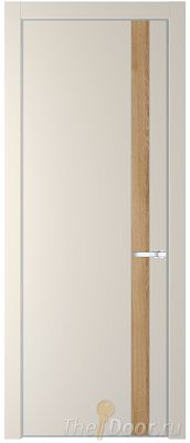 Дверь Profil Doors 18PE цвет Кремовая Магнолия (RAL 120-04) кромка Серебро вставка Дуб Карамель Дверь Profil Doors 18PE цвет Кремовая Магнолия (RAL 120-04) кромка Серебро вставка Дуб Карамель