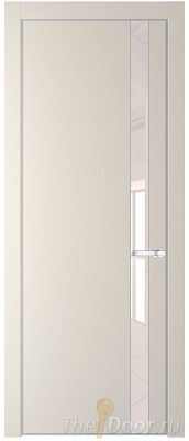 Дверь Profil Doors 18PE цвет Кремовая Магнолия (RAL 120-04) кромка Серебро стекло Lacobel Перламутровый лак Дверь Profil Doors 18PE цвет Кремовая Магнолия (RAL 120-04) кромка Серебро стекло Lacobel Перламутровый лак