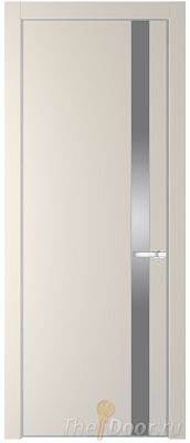 Дверь Profil Doors 18PE цвет Кремовая Магнолия (RAL 120-04) кромка Серебро стекло Lacobel Серебро Матлак Дверь Profil Doors 18PE цвет Кремовая Магнолия (RAL 120-04) кромка Серебро стекло Lacobel Серебро Матлак