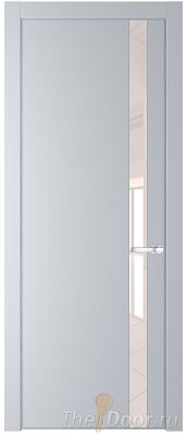 Дверь Profil Doors 18PE цвет Лайт Грей (RAL 870-01) кромка Серебро стекло Lacobel Перламутровый лак Дверь Profil Doors 18PE цвет Лайт Грей (RAL 870-01) кромка Серебро стекло Lacobel Перламутровый лак