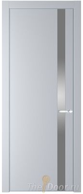 Дверь Profil Doors 18PE цвет Лайт Грей (RAL 870-01) кромка Серебро стекло Lacobel Серебро Матлак Дверь Profil Doors 18PE цвет Лайт Грей (RAL 870-01) кромка Серебро стекло Lacobel Серебро Матлак