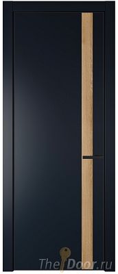 Дверь Profil Doors 18PE цвет Нэви Блу (RAL 7016) кромка Черный матовый RAL9005 вставка Дуб Карамель Дверь Profil Doors 18PE цвет Нэви Блу (RAL 7016) кромка Черный матовый RAL9005 вставка Дуб Карамель