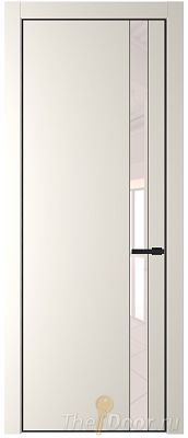 Дверь Profil Doors 18PE цвет Перламутр белый кромка Черный матовый RAL9005 стекло Lacobel Перламутровый лак Дверь Profil Doors 18PE цвет Перламутр белый кромка Черный матовый RAL9005 стекло Lacobel Перламутровый лак