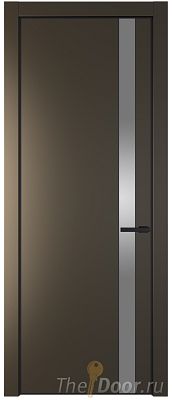 Дверь Profil Doors 18PE цвет Перламутр бронза кромка Черный матовый RAL9005 стекло Lacobel Серебро Матлак Дверь Profil Doors 18PE цвет Перламутр бронза кромка Черный матовый RAL9005 стекло Lacobel Серебро Матлак
