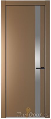 Дверь Profil Doors 18PE цвет Перламутр золото кромка Черный матовый RAL9005 стекло Lacobel Серебро Матлак Дверь Profil Doors 18PE цвет Перламутр золото кромка Черный матовый RAL9005 стекло Lacobel Серебро Матлак