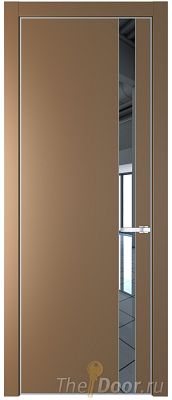 Дверь Profil Doors 18PE цвет Перламутр золото кромка Серебро стекло Зеркало Дверь Profil Doors 18PE цвет Перламутр золото кромка Серебро стекло Зеркало