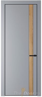 Дверь Profil Doors 18PE цвет Смоки (RAL 870-02) кромка Черный матовый RAL9005 вставка Дуб Карамель Дверь Profil Doors 18PE цвет Смоки (RAL 870-02) кромка Черный матовый RAL9005 вставка Дуб Карамель