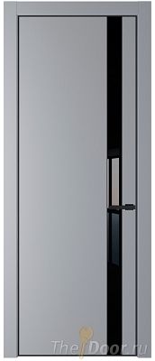 Дверь Profil Doors 18PE цвет Смоки (RAL 870-02) кромка Черный матовый RAL9005 стекло Lacobel Черный лак Дверь Profil Doors 18PE цвет Смоки (RAL 870-02) кромка Черный матовый RAL9005 стекло Lacobel Черный лак