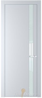 Дверь Profil Doors 18PE цвет Вайт (RAL 110 96 02) кромка Серебро стекло Lacobel Белый лак Дверь Profil Doors 18PE цвет Вайт (RAL 110 96 02) кромка Серебро стекло Lacobel Белый лак