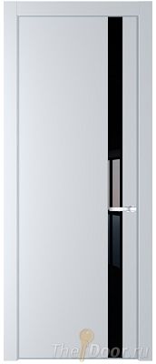 Дверь Profil Doors 18PE цвет Вайт (RAL 110 96 02) кромка Серебро стекло Lacobel Черный лак Дверь Profil Doors 18PE цвет Вайт (RAL 110 96 02) кромка Серебро стекло Lacobel Черный лак