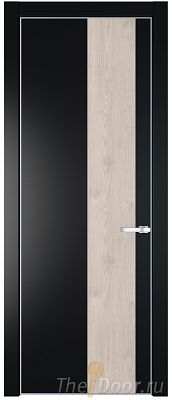 Дверь Profil Doors 19PE цвет Блэк кромка Серебро вставка Каштан Светлый Дверь Profil Doors 19PE цвет Блэк кромка Серебро вставка Каштан Светлый