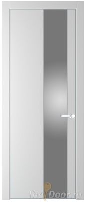 Дверь Profil Doors 19PE цвет Крем Вайт (RAL 120-02) кромка Серебро стекло Lacobel Серебро Матлак Дверь Profil Doors 19PE цвет Крем Вайт (RAL 120-02) кромка Серебро стекло Lacobel Серебро Матлак