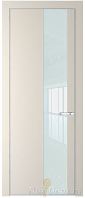 Дверь Profil Doors 19PE цвет Кремовая Магнолия (RAL 120-04) кромка Серебро стекло Lacobel Белый лак Дверь Profil Doors 19PE цвет Кремовая Магнолия (RAL 120-04) кромка Серебро стекло Lacobel Белый лак