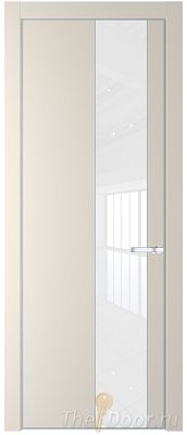 Дверь Profil Doors 19PE цвет Кремовая Магнолия (RAL 120-04) кромка Серебро стекло Lacobel лак Классик Дверь Profil Doors 19PE цвет Кремовая Магнолия (RAL 120-04) кромка Серебро стекло Lacobel лак Классик