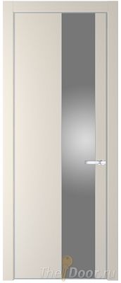 Дверь Profil Doors 19PE цвет Кремовая Магнолия (RAL 120-04) кромка Серебро стекло Lacobel Серебро Матлак Дверь Profil Doors 19PE цвет Кремовая Магнолия (RAL 120-04) кромка Серебро стекло Lacobel Серебро Матлак