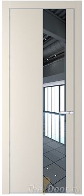 Дверь Profil Doors 19PE цвет Кремовая Магнолия (RAL 120-04) кромка Серебро стекло Зеркало Дверь Profil Doors 19PE цвет Кремовая Магнолия (RAL 120-04) кромка Серебро стекло Зеркало