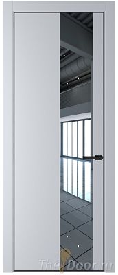 Дверь Profil Doors 19PE цвет Лайт Грей (RAL 870-01) кромка Черный матовый RAL9005 стекло Зеркало Дверь Profil Doors 19PE цвет Лайт Грей (RAL 870-01) кромка Черный матовый RAL9005 стекло Зеркало