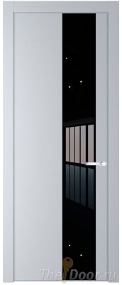 Дверь Profil Doors 19PE цвет Лайт Грей (RAL 870-01) кромка Серебро стекло Lacobel Черный лак Дверь Profil Doors 19PE цвет Лайт Грей (RAL 870-01) кромка Серебро стекло Lacobel Черный лак