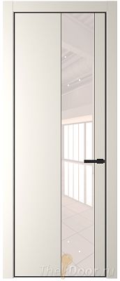 Дверь Profil Doors 19PE цвет Перламутр белый кромка Черный матовый RAL9005 стекло Lacobel Перламутровый лак Дверь Profil Doors 19PE цвет Перламутр белый кромка Черный матовый RAL9005 стекло Lacobel Перламутровый лак