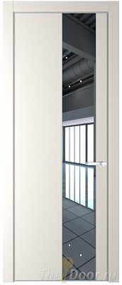 Дверь Profil Doors 19PE цвет Перламутр белый кромка Серебро стекло Зеркало Дверь Profil Doors 19PE цвет Перламутр белый кромка Серебро стекло Зеркало