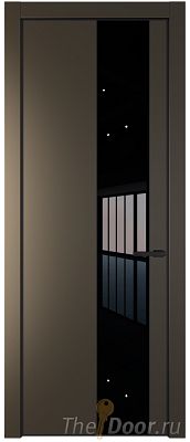 Дверь Profil Doors 19PE цвет Перламутр бронза кромка Черный матовый RAL9005 стекло Lacobel Черный лак Дверь Profil Doors 19PE цвет Перламутр бронза кромка Черный матовый RAL9005 стекло Lacobel Черный лак