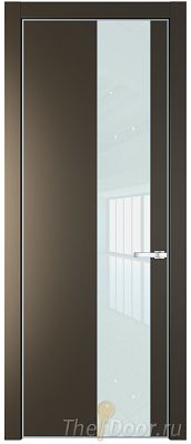 Дверь Profil Doors 19PE цвет Перламутр бронза кромка Серебро стекло Lacobel Белый лак Дверь Profil Doors 19PE цвет Перламутр бронза кромка Серебро стекло Lacobel Белый лак