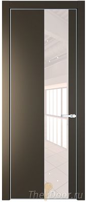 Дверь Profil Doors 19PE цвет Перламутр бронза кромка Серебро стекло Lacobel Перламутровый лак Дверь Profil Doors 19PE цвет Перламутр бронза кромка Серебро стекло Lacobel Перламутровый лак