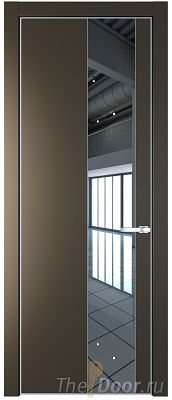 Дверь Profil Doors 19PE цвет Перламутр бронза кромка Серебро стекло Зеркало Дверь Profil Doors 19PE цвет Перламутр бронза кромка Серебро стекло Зеркало