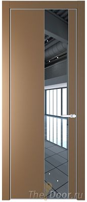 Дверь Profil Doors 19PE цвет Перламутр золото кромка Серебро стекло Зеркало Дверь Profil Doors 19PE цвет Перламутр золото кромка Серебро стекло Зеркало