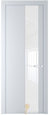 Дверь Profil Doors 19PE цвет Вайт (RAL 110 96 02) кромка Серебро стекло Lacobel лак Классик Дверь Profil Doors 19PE цвет Вайт (RAL 110 96 02) кромка Серебро стекло Lacobel лак Классик