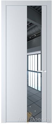 Дверь Profil Doors 19PE цвет Вайт (RAL 110 96 02) кромка Серебро стекло Зеркало Дверь Profil Doors 19PE цвет Вайт (RAL 110 96 02) кромка Серебро стекло Зеркало