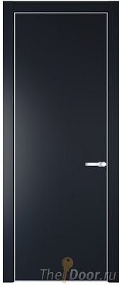 Дверь Profil Doors 1PE цвет Нэви Блу (RAL 7016) кромка Серебро Дверь Profil Doors 1PE цвет Нэви Блу (RAL 7016) кромка Серебро