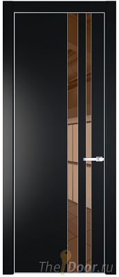 Дверь Profil Doors 20PE цвет Блэк кромка Серебро стекло Зеркало Bronza Дверь Profil Doors 20PE цвет Блэк кромка Серебро стекло Зеркало Bronza