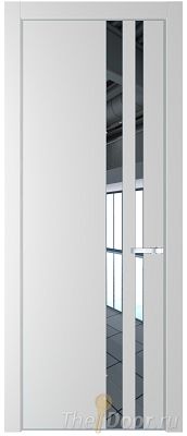 Дверь Profil Doors 20PE цвет Крем Вайт (RAL 120-02) кромка Серебро стекло Зеркало Дверь Profil Doors 20PE цвет Крем Вайт (RAL 120-02) кромка Серебро стекло Зеркало