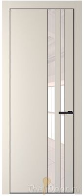 Дверь Profil Doors 20PE цвет Кремовая Магнолия (RAL 120-04) кромка Черный матовый RAL9005 стекло Lacobel Перламутровый лак Дверь Profil Doors 20PE цвет Кремовая Магнолия (RAL 120-04) кромка Черный матовый RAL9005 стекло Lacobel Перламутровый лак
