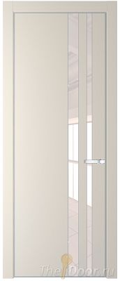 Дверь Profil Doors 20PE цвет Кремовая Магнолия (RAL 120-04) кромка Серебро стекло Lacobel Перламутровый лак Дверь Profil Doors 20PE цвет Кремовая Магнолия (RAL 120-04) кромка Серебро стекло Lacobel Перламутровый лак