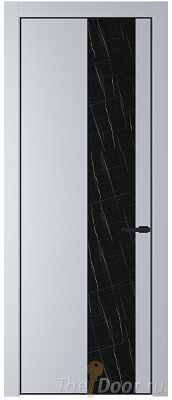 Дверь Profil Doors 20PE цвет Лайт Грей (RAL 870-01) кромка Черный матовый RAL9005 стекло Неро мрамор Дверь Profil Doors 20PE цвет Лайт Грей (RAL 870-01) кромка Черный матовый RAL9005 стекло Неро мрамор