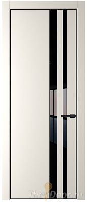 Дверь Profil Doors 20PE цвет Перламутр белый кромка Черный матовый RAL9005 стекло Lacobel Черный лак Дверь Profil Doors 20PE цвет Перламутр белый кромка Черный матовый RAL9005 стекло Lacobel Черный лак