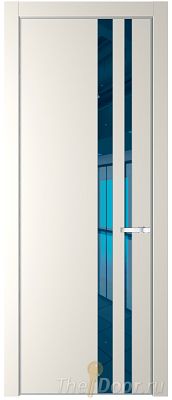 Дверь Profil Doors 20PE цвет Перламутр белый кромка Серебро стекло Зеркало Blue Дверь Profil Doors 20PE цвет Перламутр белый кромка Серебро стекло Зеркало Blue