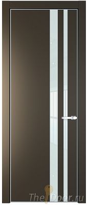 Дверь Profil Doors 20PE цвет Перламутр бронза кромка Серебро стекло Lacobel Белый лак Дверь Profil Doors 20PE цвет Перламутр бронза кромка Серебро стекло Lacobel Белый лак