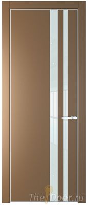 Дверь Profil Doors 20PE цвет Перламутр золото кромка Серебро стекло Lacobel Белый лак Дверь Profil Doors 20PE цвет Перламутр золото кромка Серебро стекло Lacobel Белый лак